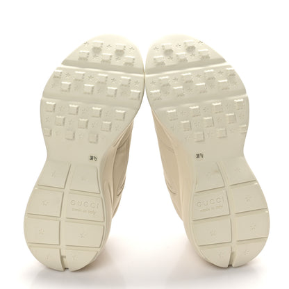 Gucci Calfskin Logo Womens Rhyton Sneakers 38.5 Ivory 6 of 9