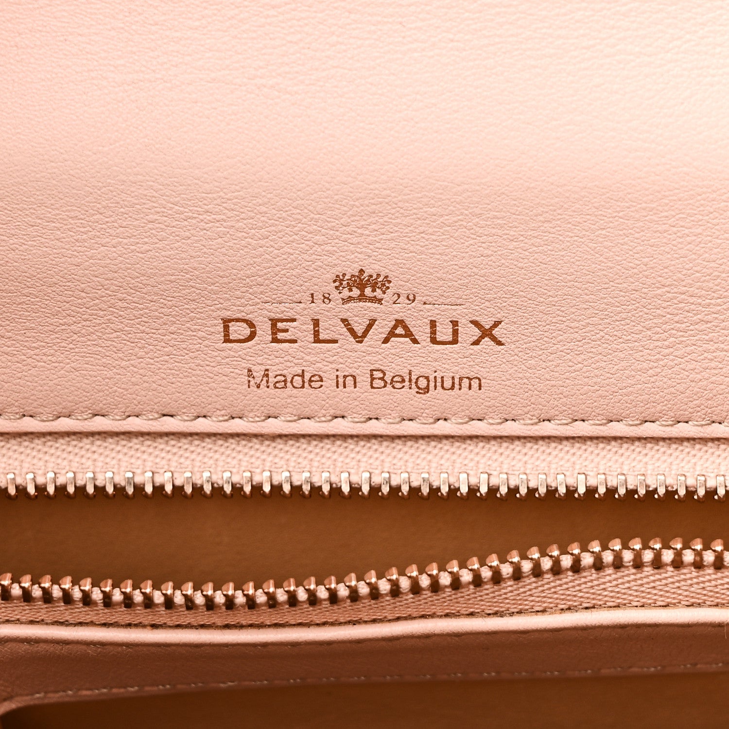 Delvaux Suede Crocodile MM Tempete Satchel Light Pink 6 of 10