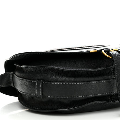 Chloe Calfskin Medium Marcie Round Crossbody Bag Black 10 of 13