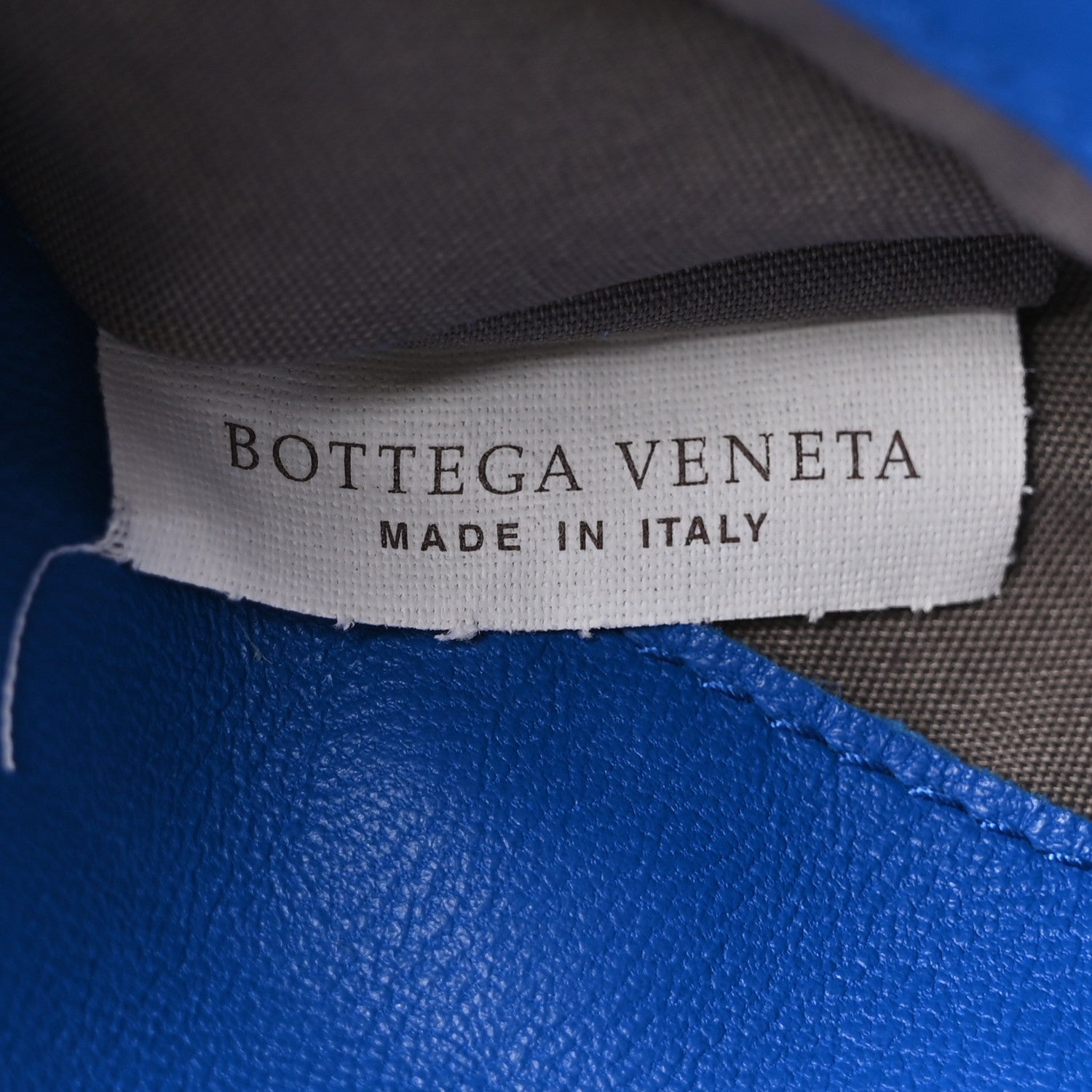 Bottega Veneta Calfskin Intrecciomirage Embossed Butterfly Small Chain Crossbody Signal Blue 6 of 10