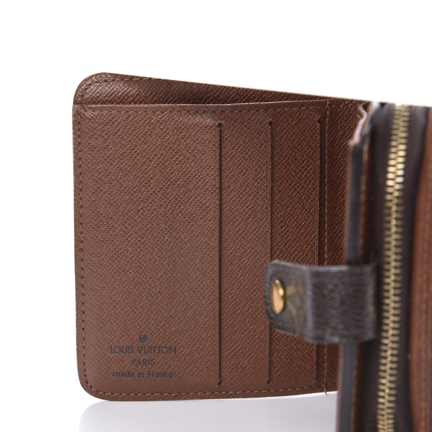 Monogram Compact Zippe Zipped Wallet