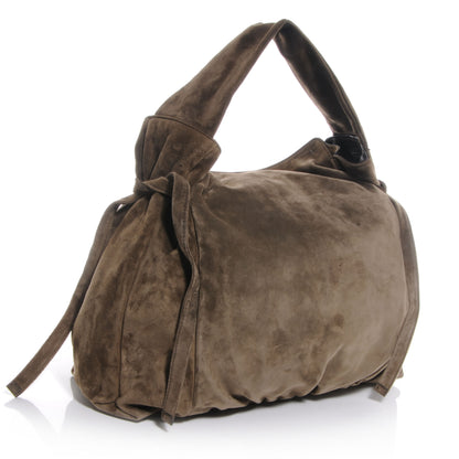 Gucci Suede Medium Hysteria Hobo Grey 3 of 8