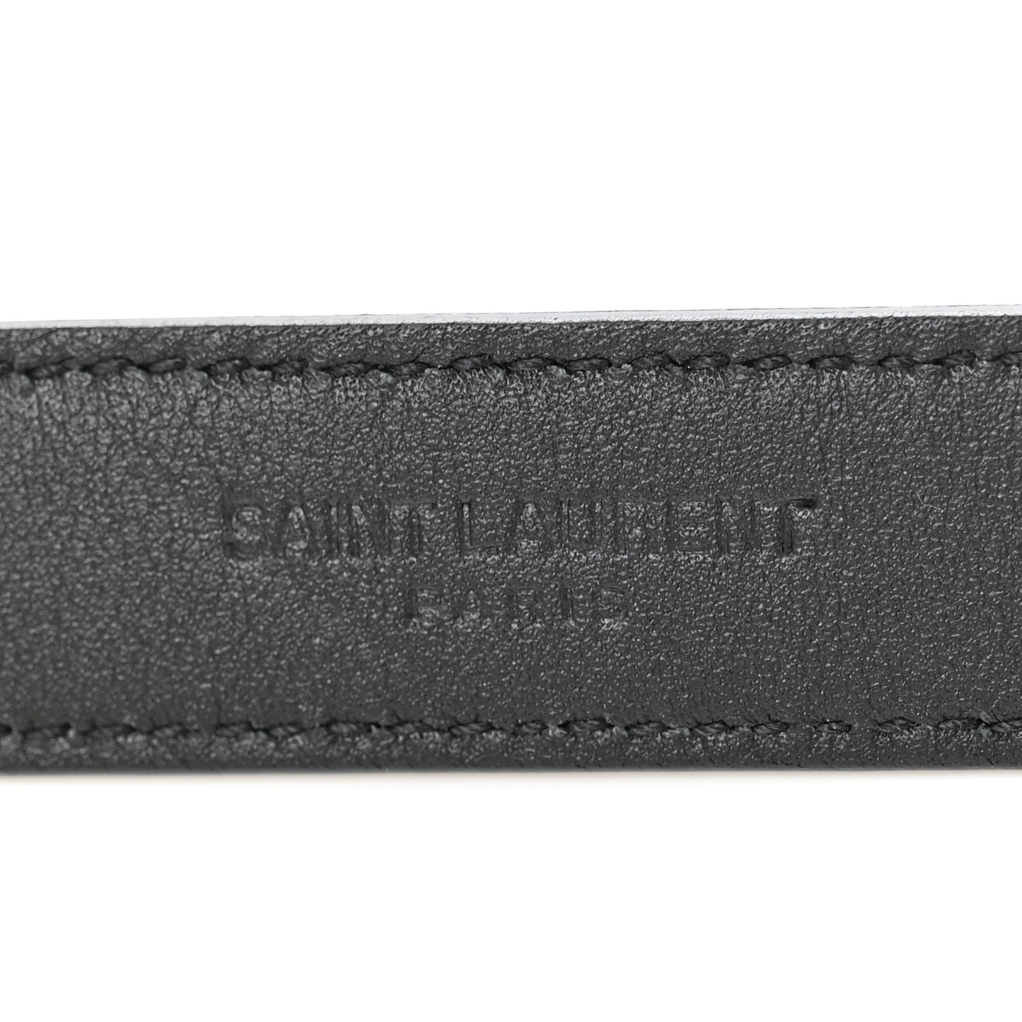 Smooth Calfskin Monogram Square Buckle Belt 80 32 Black