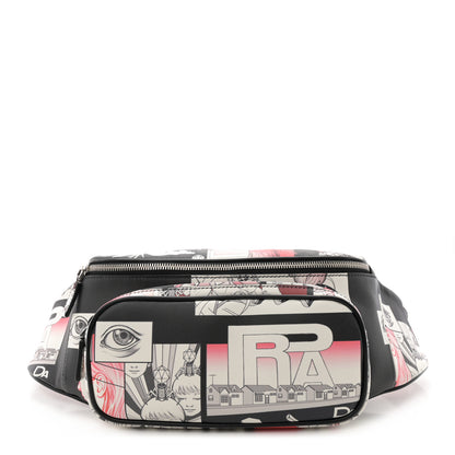 Prada X JAMES JEAN Vitello DNA Flat Belt Bag Black 1 of 13
