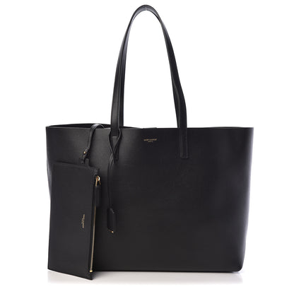 Saint Laurent Calfskin Large Shopping Tote Black 1 of 11