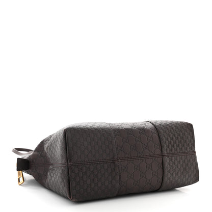 Gucci Guccissima Medium Bree Shoulder Bag Chocolate 4 of 12