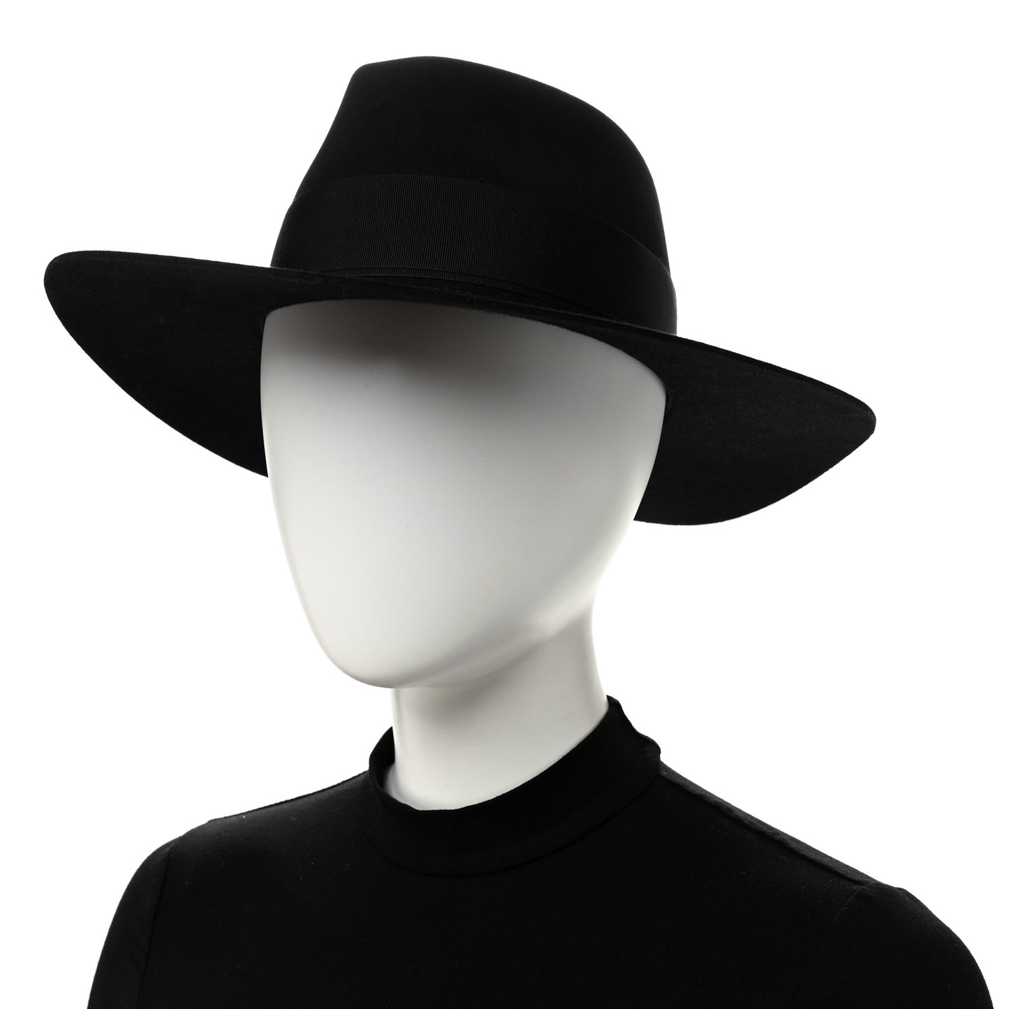 Rabbit Felt Farrah Pop H Hat 57 Black