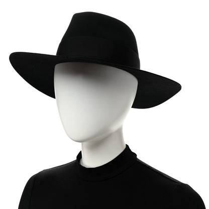 Hermes Rabbit Felt Farrah Pop H Hat 57 Black 2 of 9