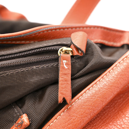 Mulberry Soft Spongy Calfskin Daria Satchel Burnt Orange 14 of 18