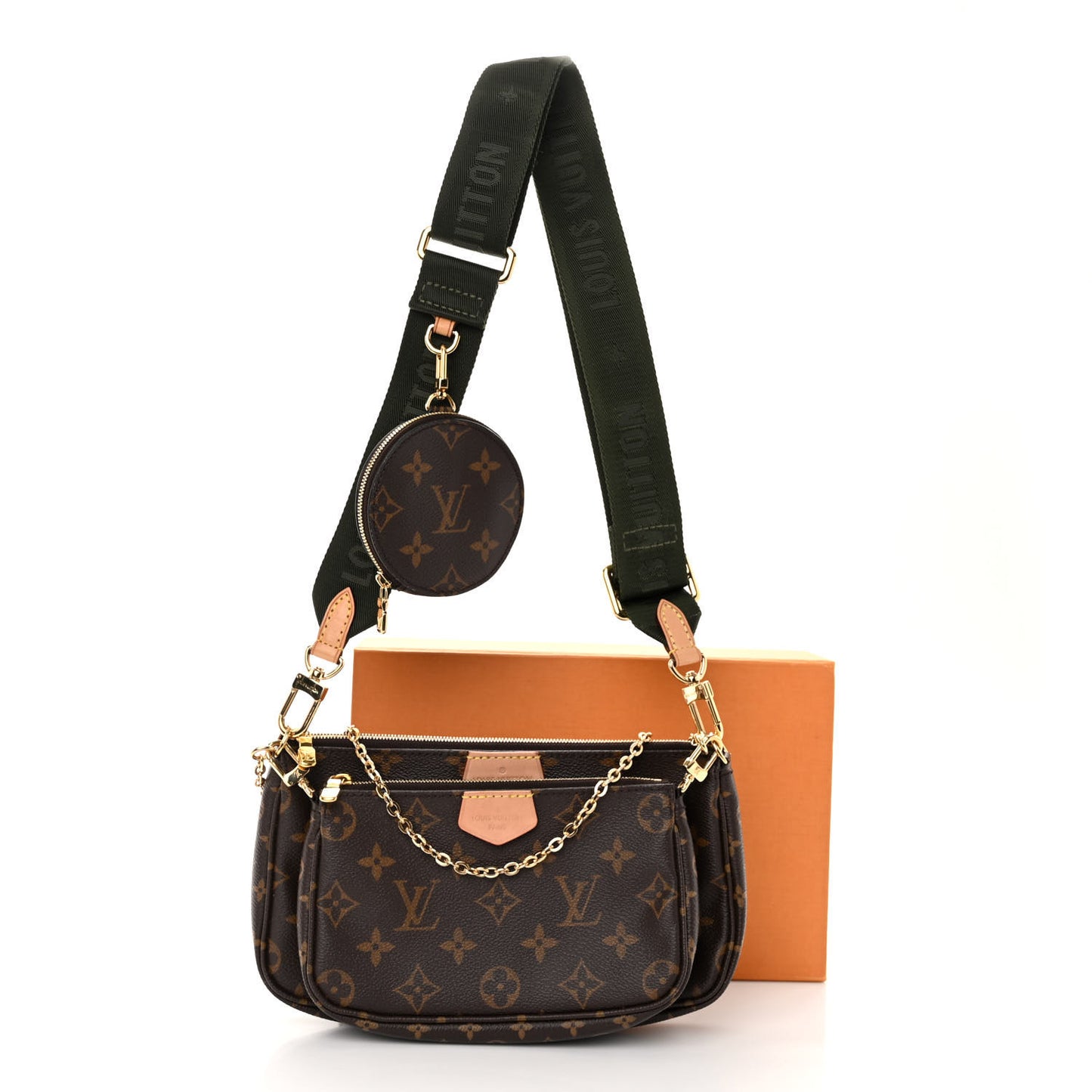 Monogram Multi Pochette Accessories Kaki