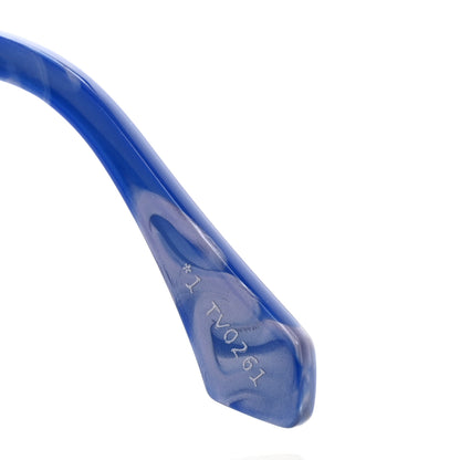 Louis Vuitton Acetate 1.1 Millionaires Sunglasses Z1560E Blue Marble 7 of 8