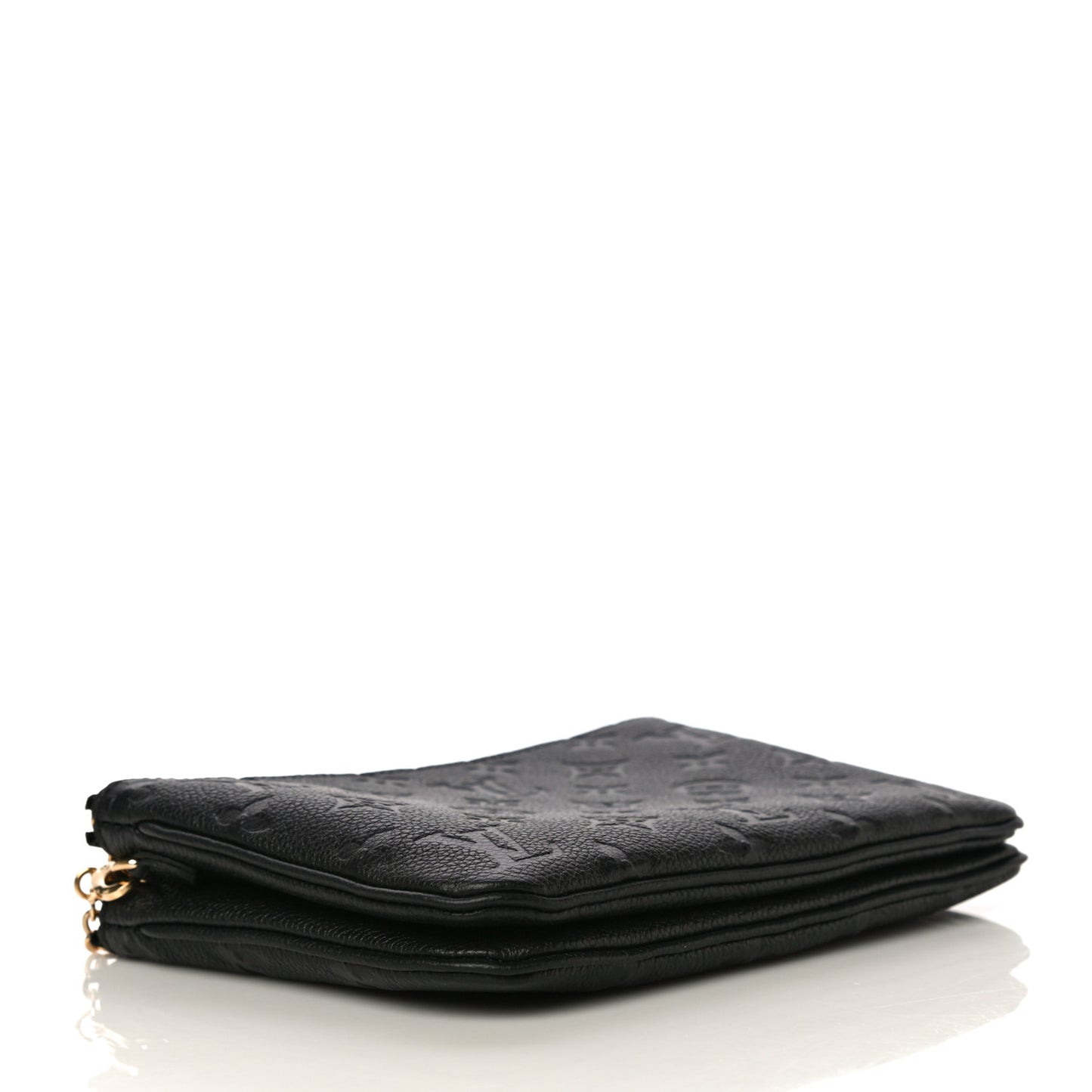 Empreinte Double Zip Pochette Black