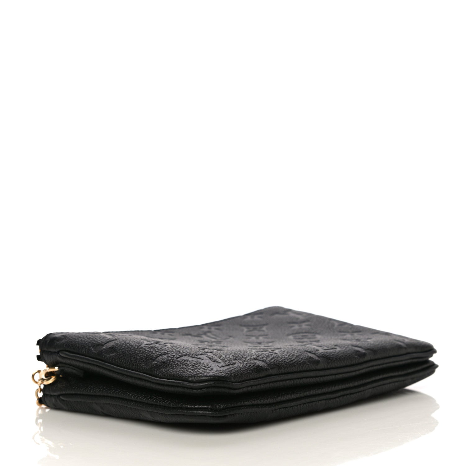 Louis Vuitton Empreinte Double Zip Pochette Black 4 of 11