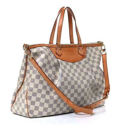 Louis Vuitton Damier Azur Siracusa GM 2 of 4