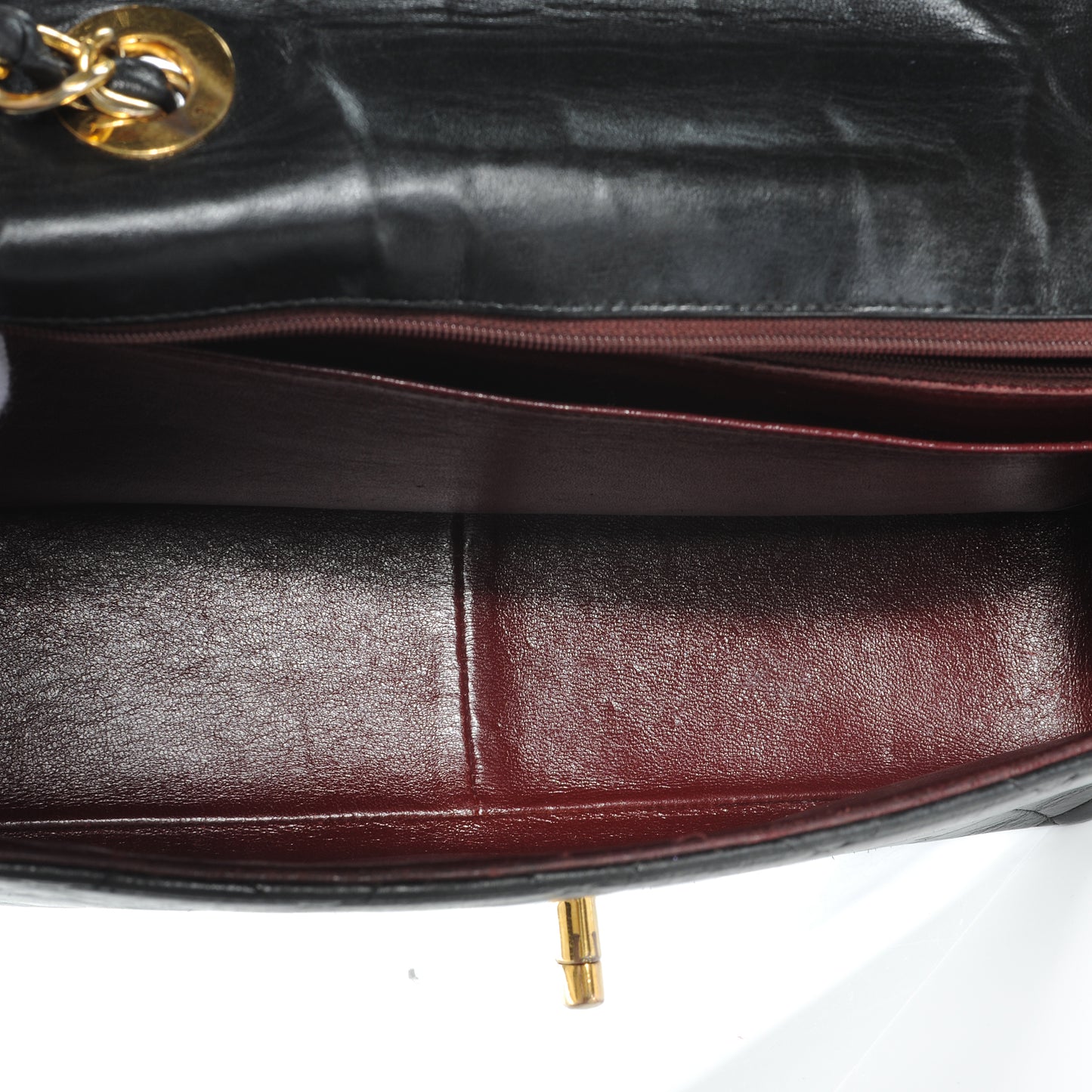 Lambskin Jumbo Flap Black