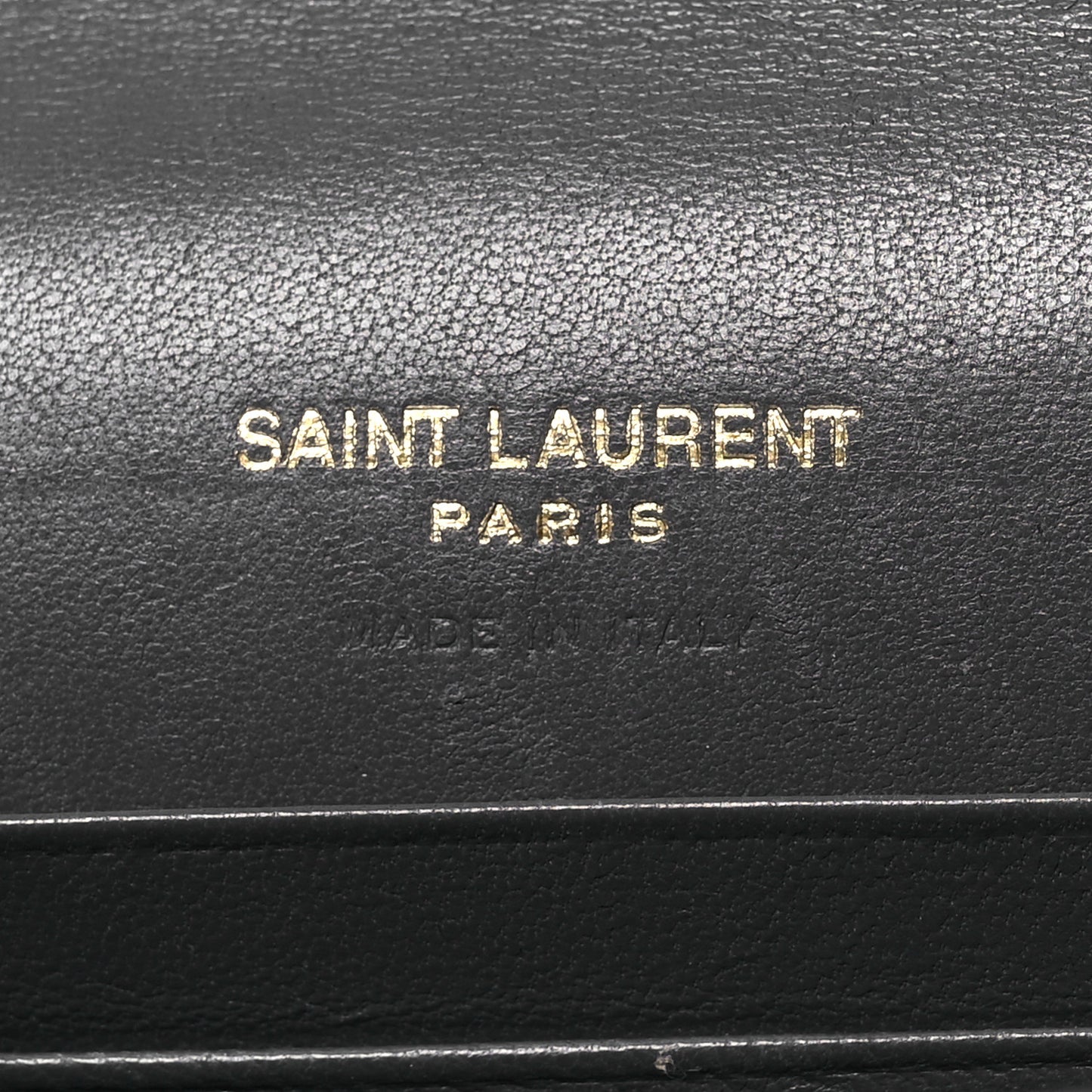 Lambskin Quilted Monogram Gaby Small Envelope Wallet Fog