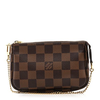 Louis Vuitton Damier Ebene Mini Pochette Accessories 1 of 7
