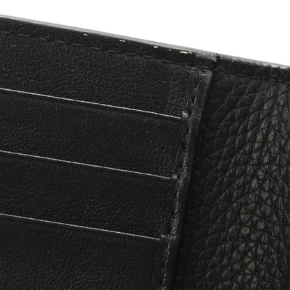 Christian Dior Grained Calfskin Icon Vertical Bifold Card Holder Black 8 of 11