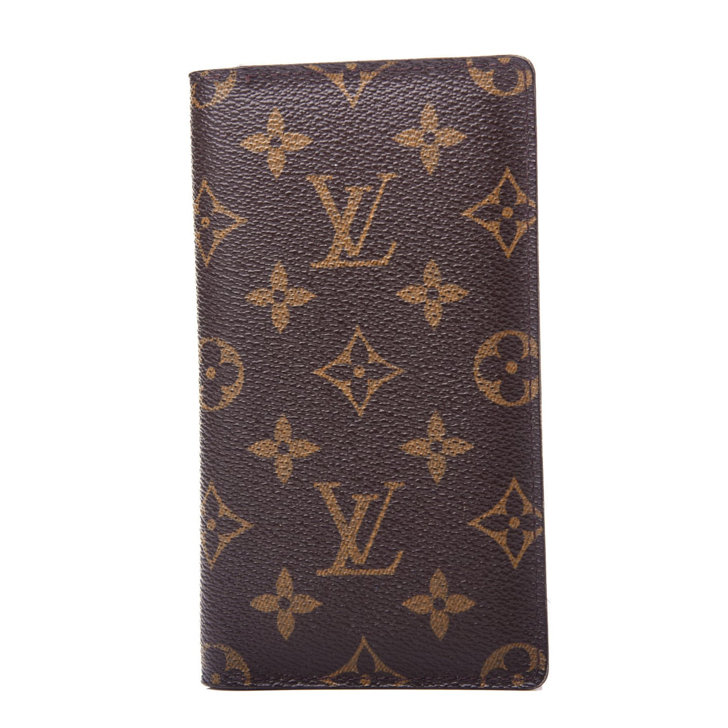 Monogram Checkbook Holder Case Wallet