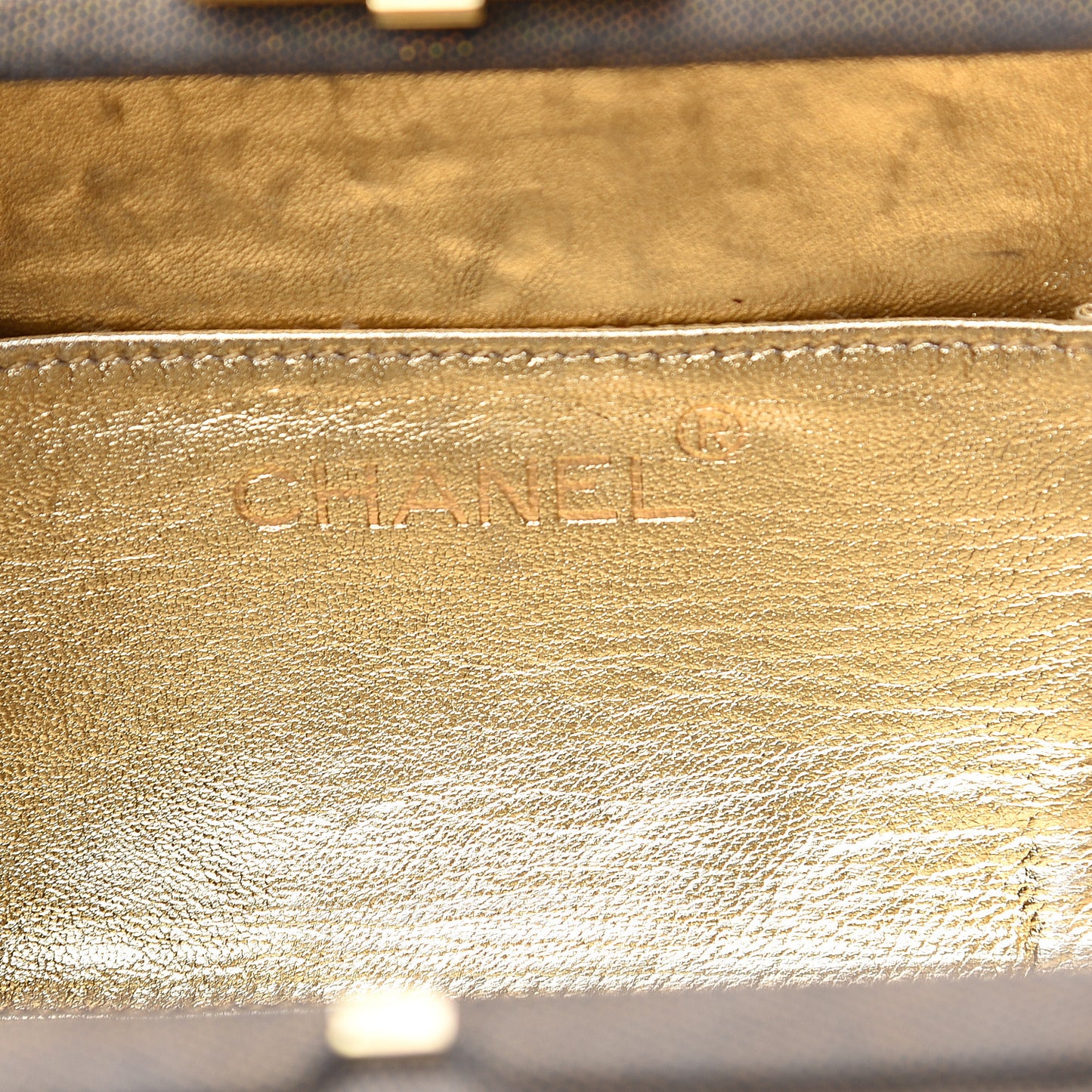 Satin Evening Clutch Gold
