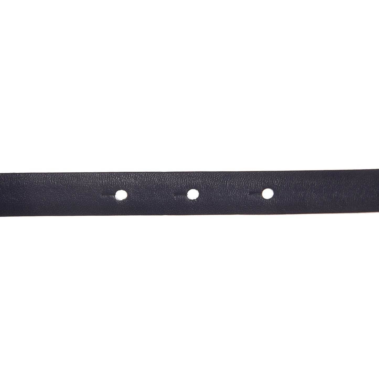 Baguette Crystal Lambskin CC Belt 90 36 Blue