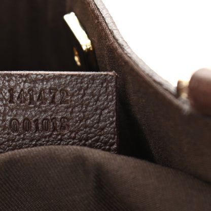 Gucci Monogram Large Abbey Tote Dark Brown 7 of 12