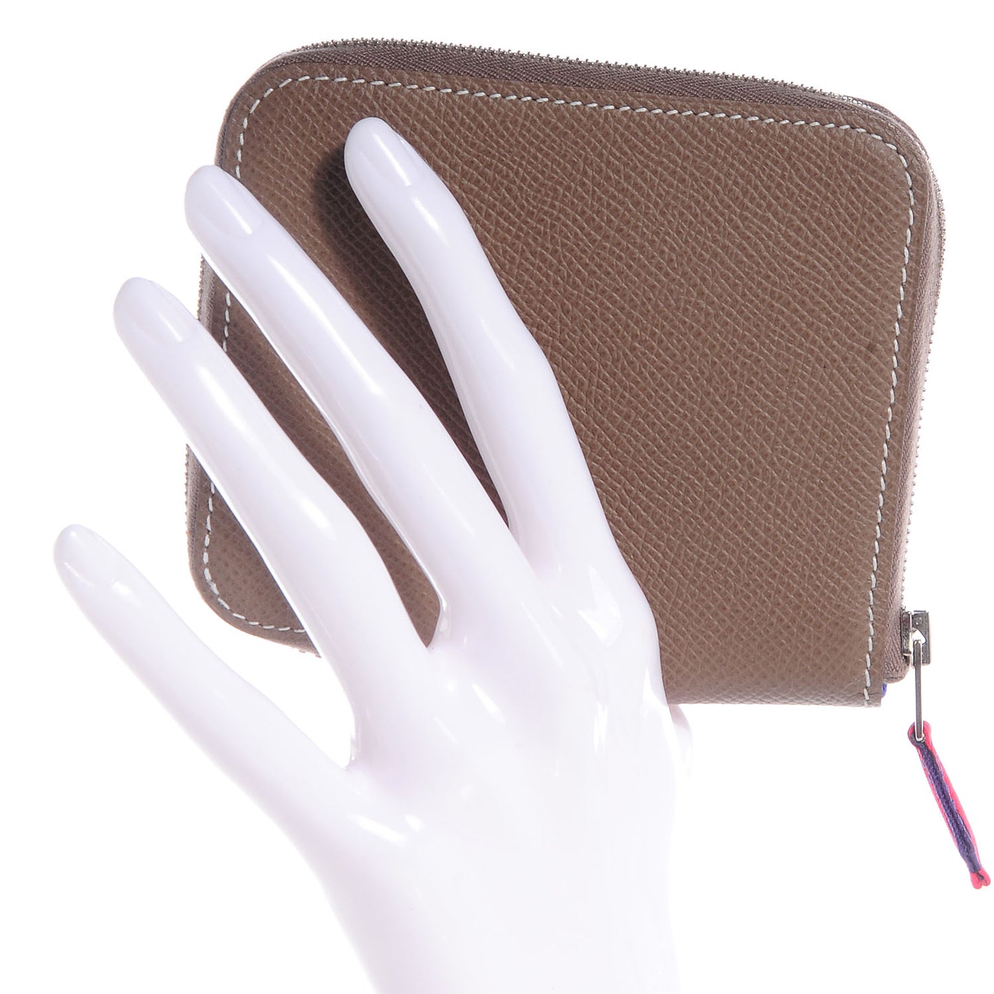 Epsom Silk'in Compact Wallet Etoupe
