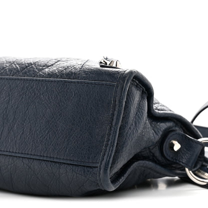 Balenciaga Agneau Classic Silver Hardware Mini City Bleu De Minuit 11 of 11