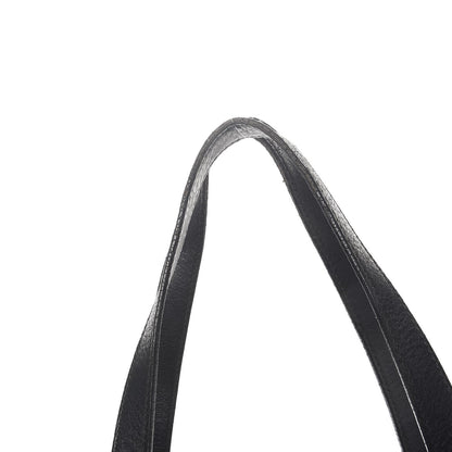 Gucci Guccissima Medium Zippered Shopping Tote Black 10 of 19