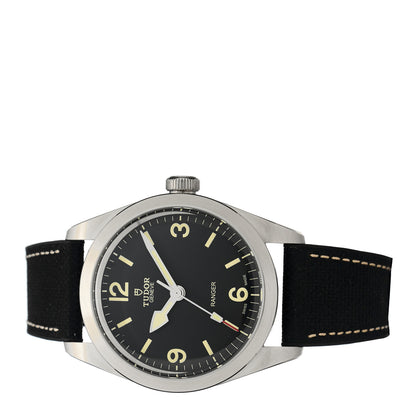 TUDOR Stainless Steel Fabric 39mm Oyster Prince Automatic Watch Black 79950 2 of 5