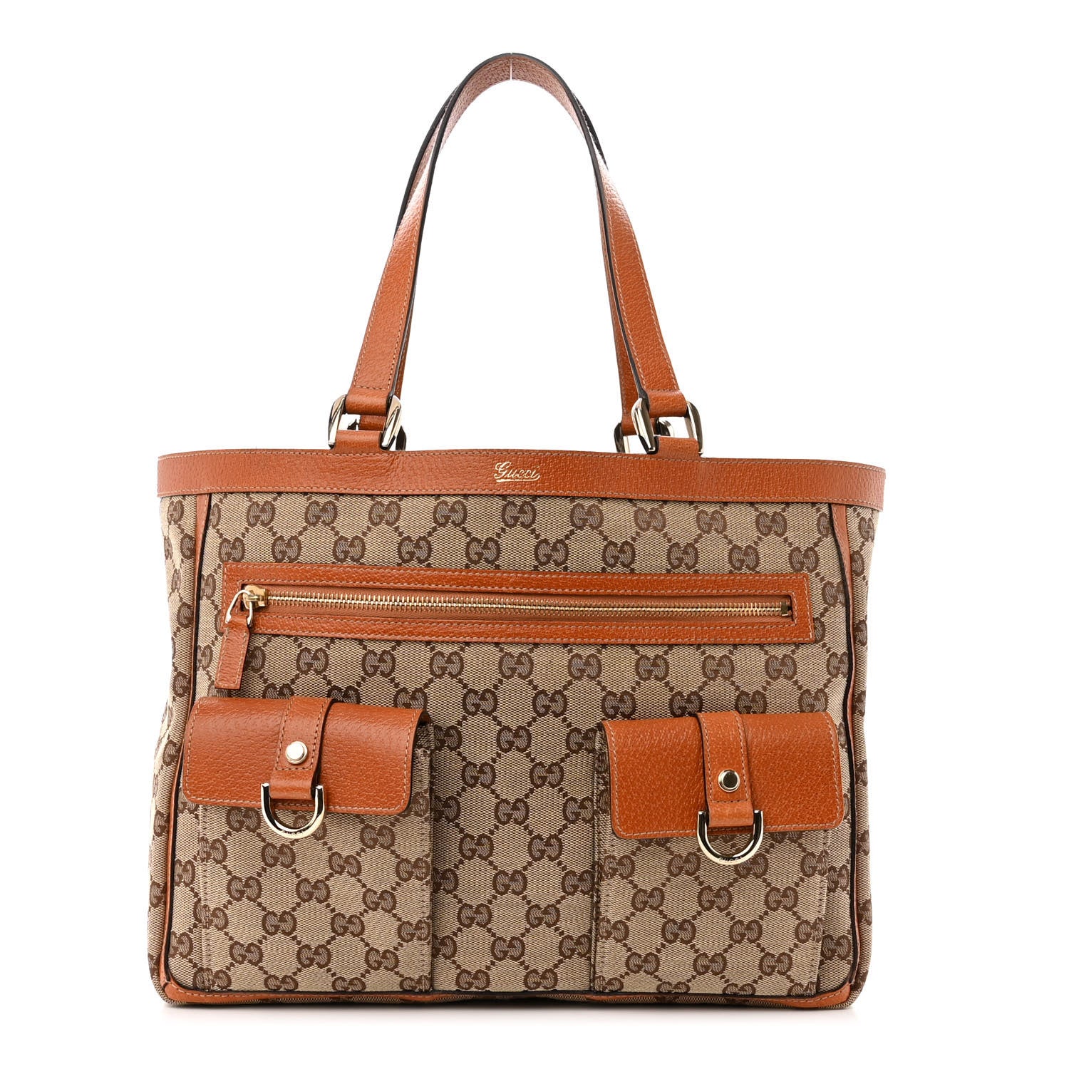 Gucci Monogram Abbey D Ring Tote Tan 1 of 10