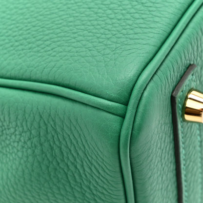 Hermes Togo Birkin 25 Vert Vertigo 11 of 13
