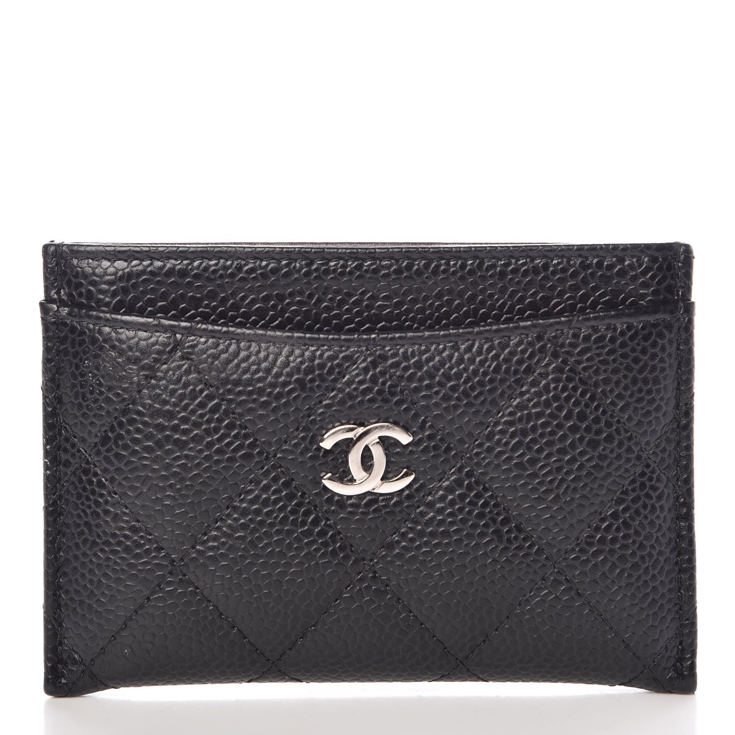 Chanel Caviar Quilted Card Holder Black 1 of 9