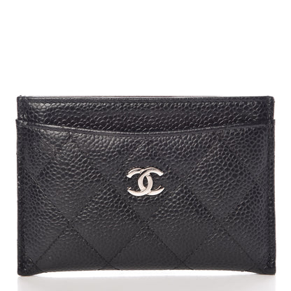 Chanel Caviar Quilted Card Holder Black 1 of 9