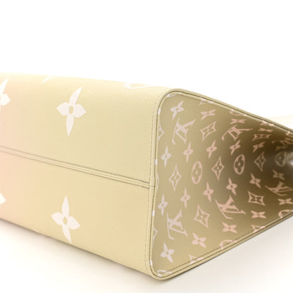 Louis Vuitton Monogram Giant Spring In The City Onthego MM Sunset Kaki 9 of 10