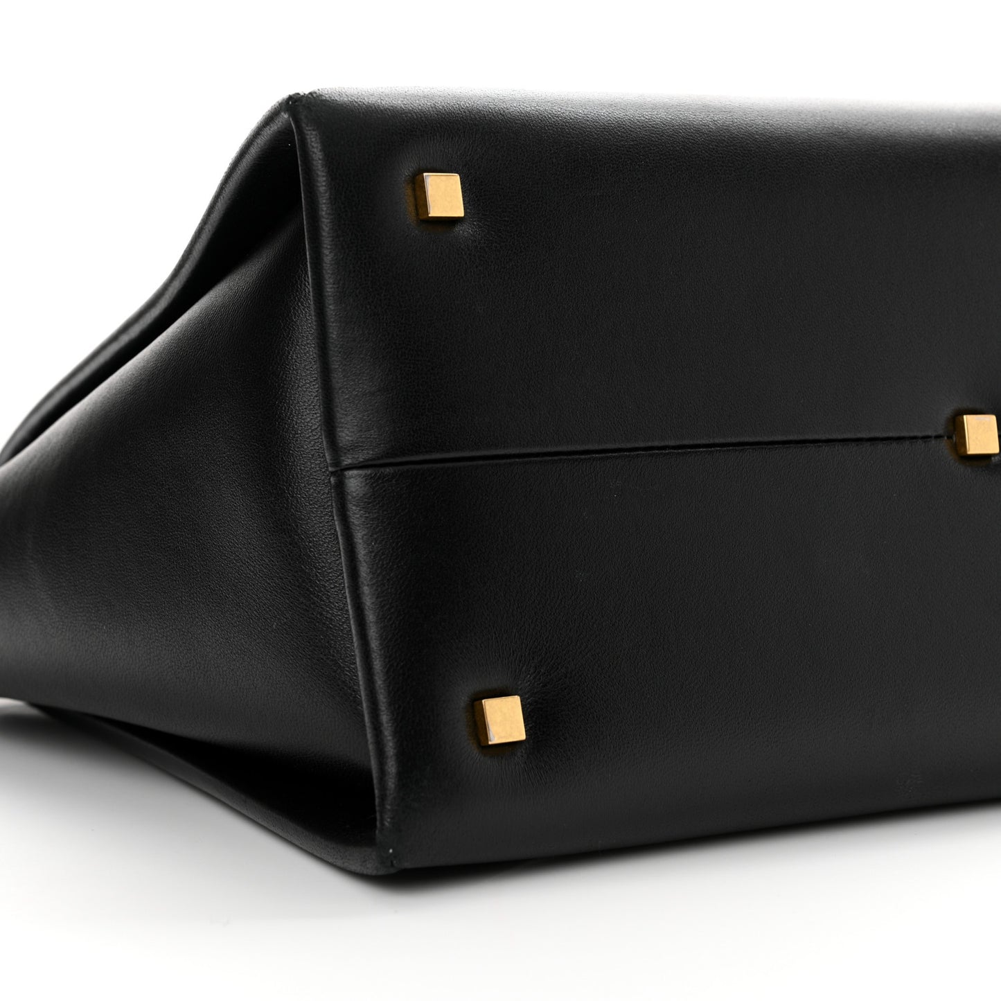 Nappa Medium One Stud Handbag Black