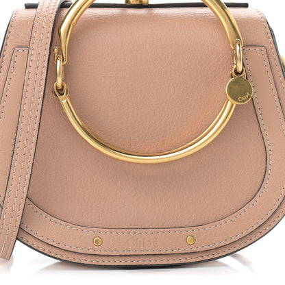 Chloe Calfskin Suede Small Nile Bracelet Bag Biscotti Beige 8 of 12
