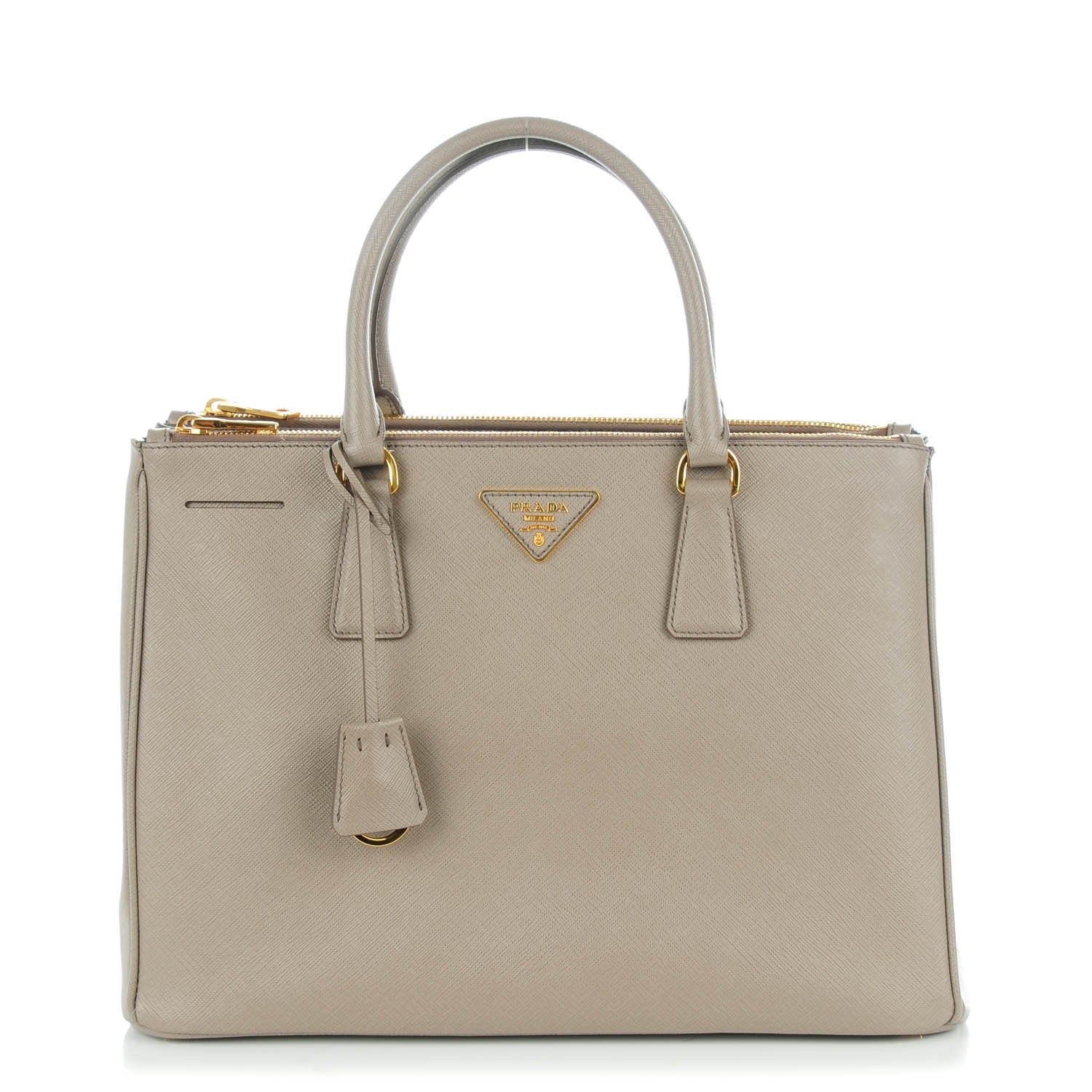 Prada Saffiano Medium Galleria Double Zip Tote Argilla 1 of 9