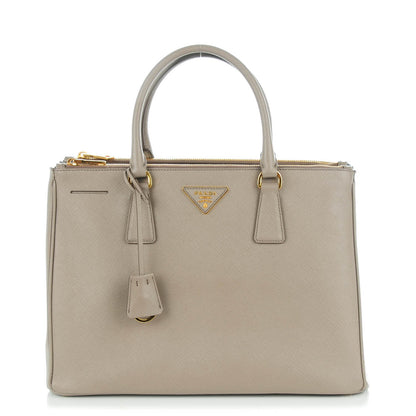 Prada Saffiano Medium Galleria Double Zip Tote Argilla 1 of 9