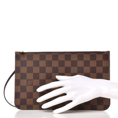 Louis Vuitton Damier Ebene Neverfull MM GM Pochette 2 of 8