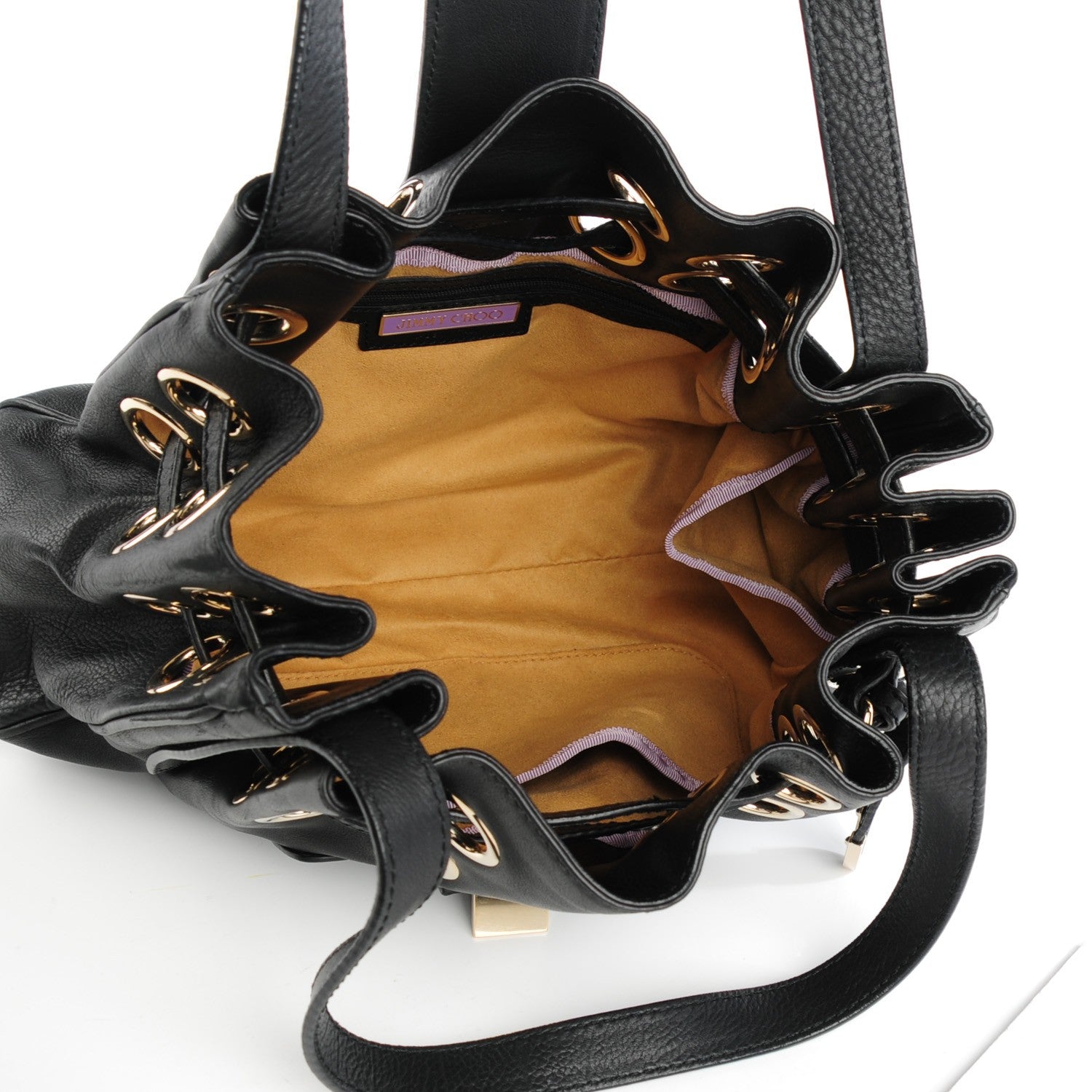 Jimmy Choo Calfskin Riki Black 5 of 6