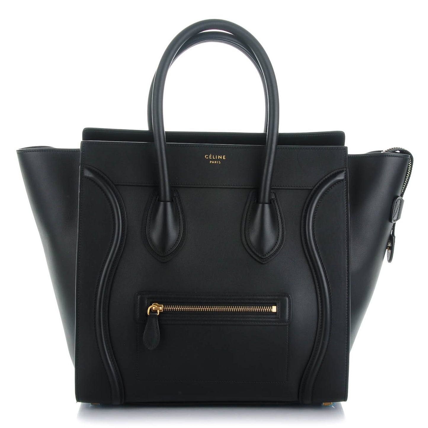 Smooth Calfskin Mini Luggage Black