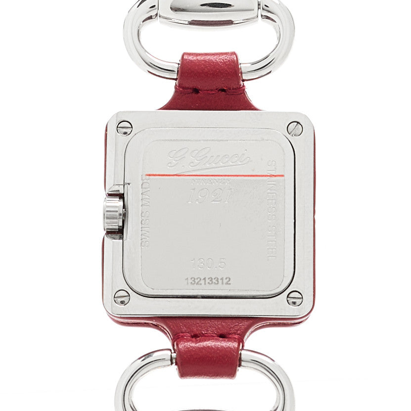 Gucci Stainless Steel Calfskin 1921 Pendant Quartz Watch Red 3 of 4