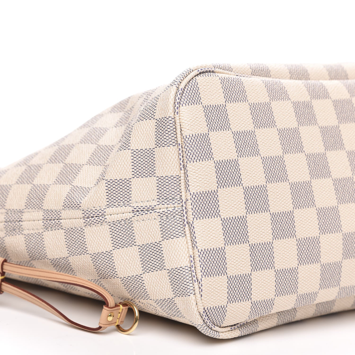 Louis Vuitton Damier Azur Neo Neverfull MM Rose Ballerine 8 of 9