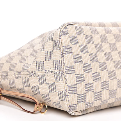 Louis Vuitton Damier Azur Neo Neverfull MM Rose Ballerine 8 of 9