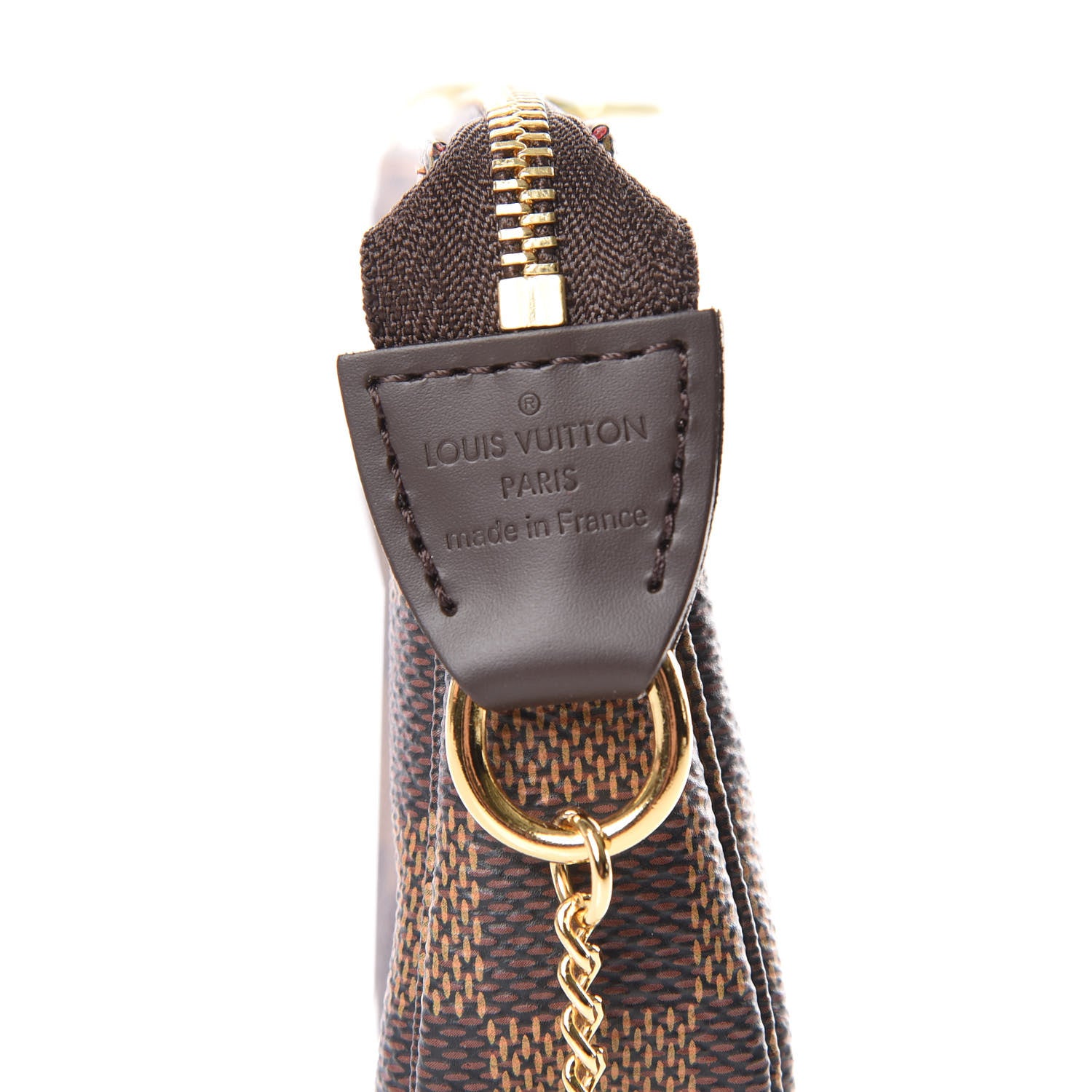 Louis Vuitton Damier Ebene Mini Pochette Accessories 6 of 9