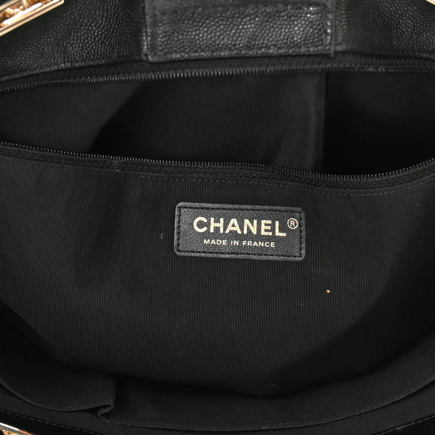 Chanel Caviar Quilted Large Shopping Tote Black 10 of 10