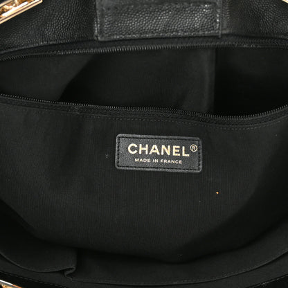 Chanel Caviar Quilted Large Shopping Tote Black 10 of 10