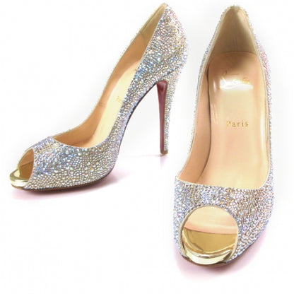 Christian Louboutin Strass Lady Claude 120 Pumps 39 1 of 7