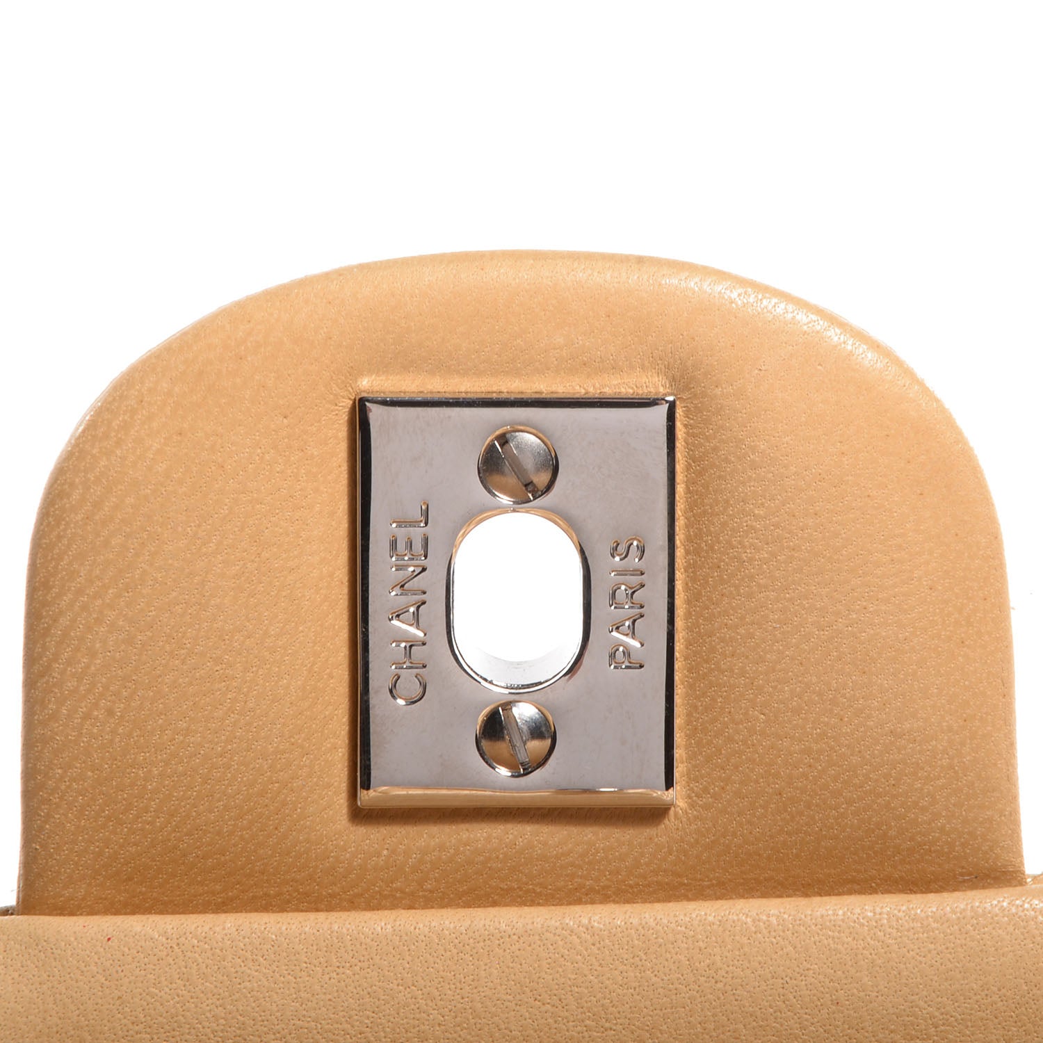 Chanel Lambskin Medium Double Flap Beige 8 of 9